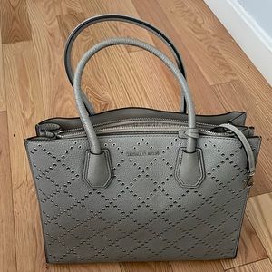 Grey Studded Michael Kors Purse